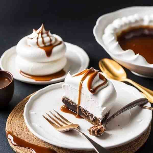 Меренговый крем с карамелью и кофе